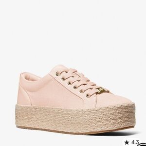 Michael Michael Kors Libby Cotton Canvas Platfoam Sneakers